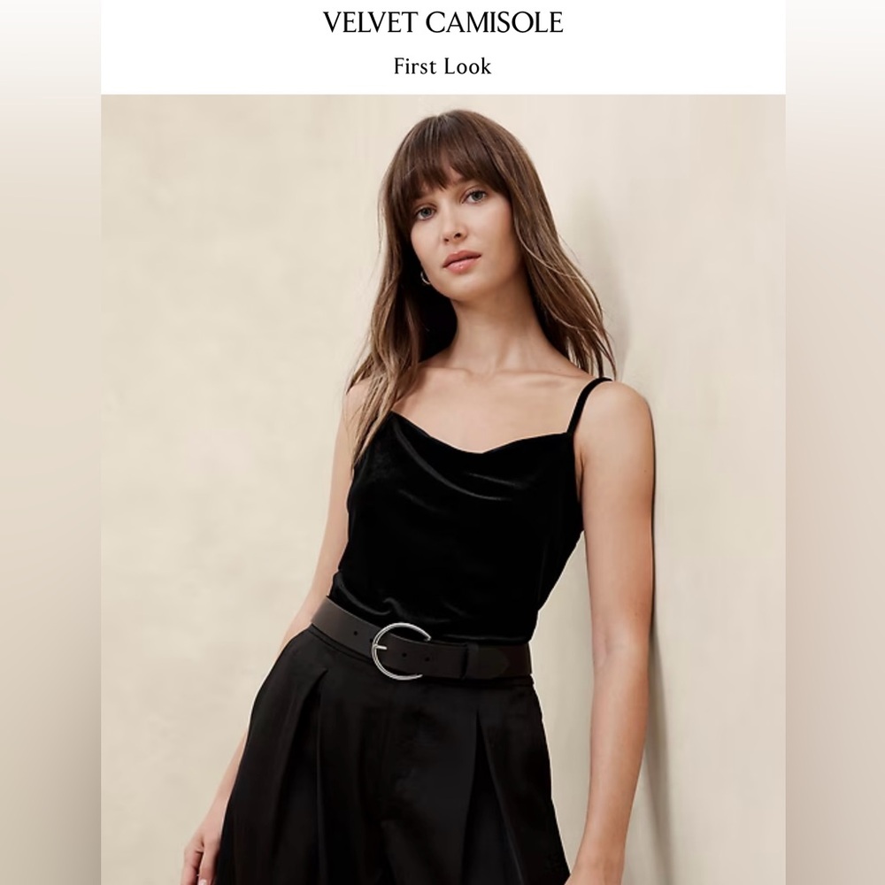 Banana Republic Velvet Camisole size Small